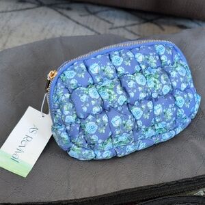 Floral Quilted Pouch